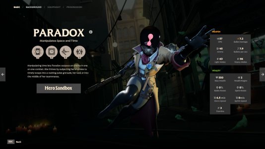 Another Menu Render for another character, Paradox, displaying correctly. Another Menu Render for another character, Paradox, displaying correctly.