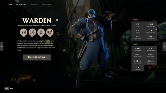 Menu Render for Warden. He displays correctly and is fine in-game. Menu Render for Warden. He displays correctly and is fine in-game.