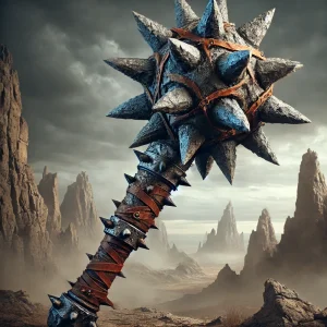 Rockus stone spiked mace.webp