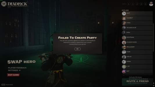 failed to create party.png