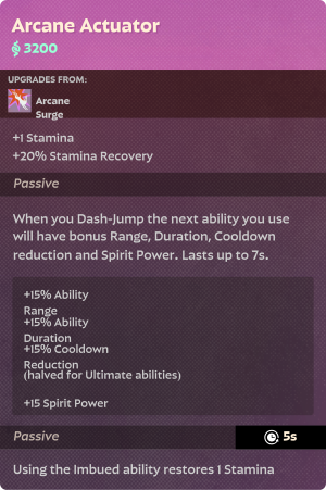 Arcane Actuator.png Arcane Actuator.png