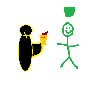 Caesar sharing a goblet of wine with an ally Caesar sharing a goblet of wine with an ally