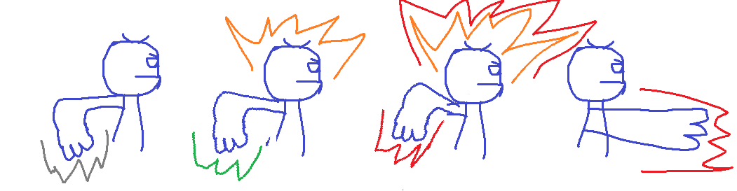 Abrams charges up a level 3 Super Mappa Hunch for massive damage.